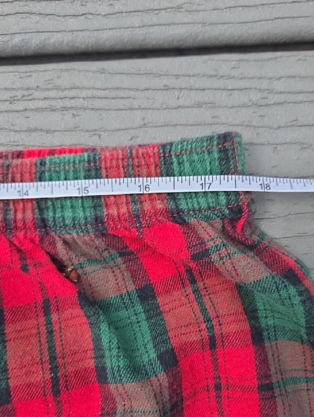 Disney Red and Green Plaid Mickey Shorts - Picture 8 of 10